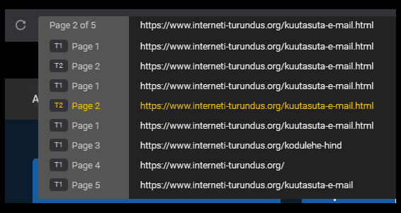 Kas navigeerimine suunab kodulehe külastaja soovitud info juurde?